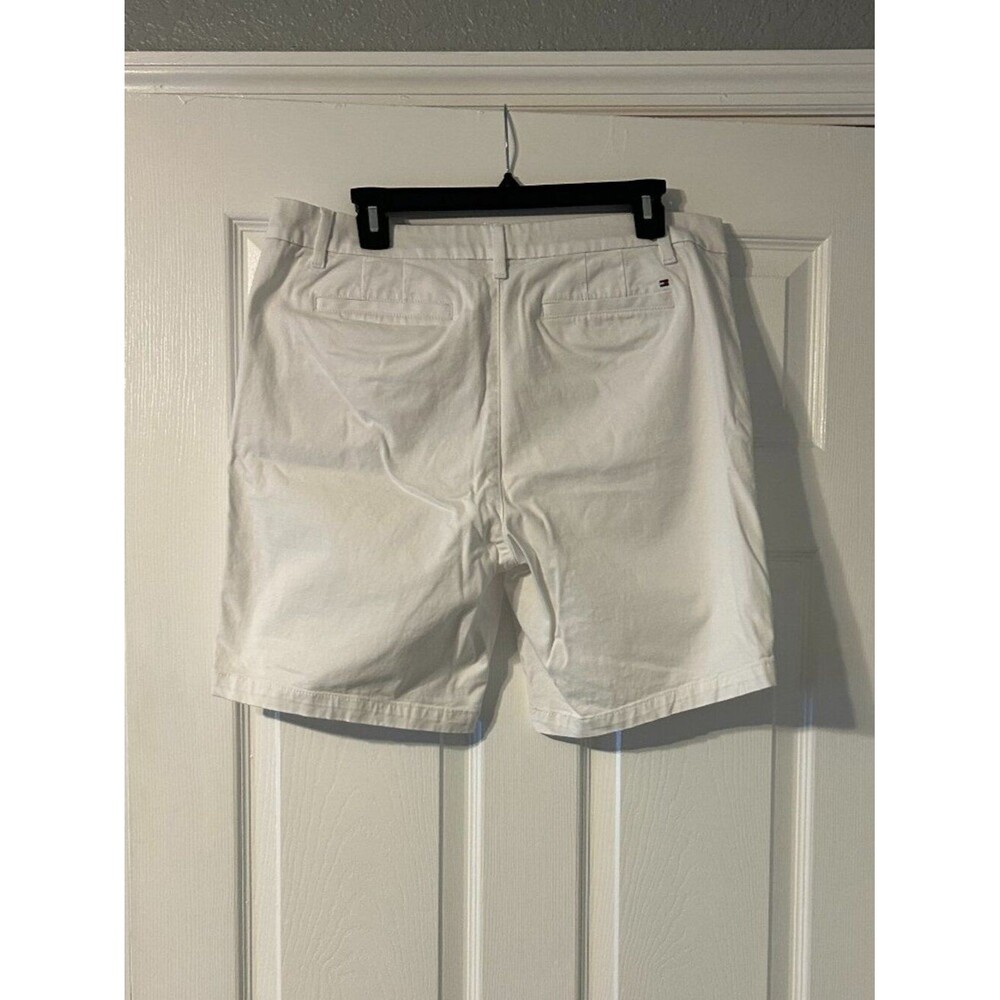 Women's, Tommy Hilfiger, White, Mid-Rise, White, Shorts, Size 12 - Picture 3 of 6